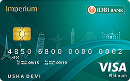 IDBI Bank Imperium Platinum Credit Card