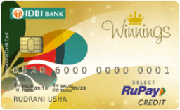 IDBI Bank Winnings Credit Card