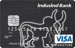 IndusInd Signature Visa Credit Card