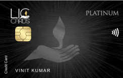 LIC Axis Bank Platinum Credit Card