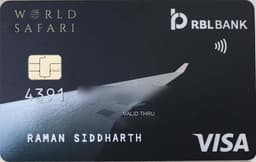 RBL Bank World Safari Credit Card