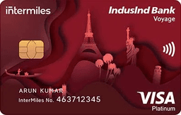 InterMiles IndusInd Bank Voyage Visa Credit Card